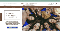 Desktop Screenshot of kreyolessence.com